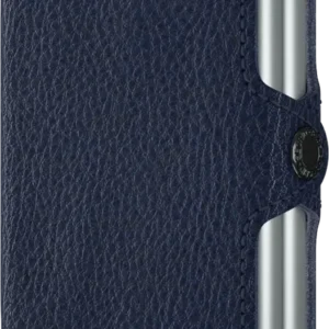 Secrid Twinwallet Veg Navy-Silver mit Gravur - TVg-Navy-Silver