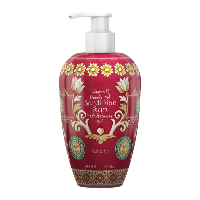 Bath and Shower Gel SARDINIAN SUN 700 ML - |VESIMI Design| Luxury and Rustic bathrooms online