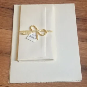 Briefpapier-Set Bütten Chamois DFW - Polly Paper
