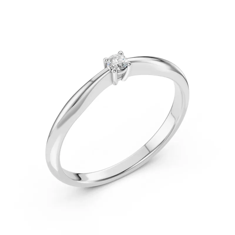 Eleganter Diamant-Ring aus 18K Gold - 101-10021(3.0)
