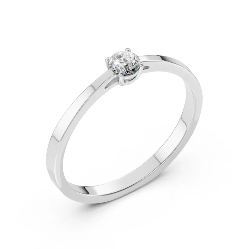 Eleganter Diamantring aus 18K Gold – 101-10012/1 (3.7)