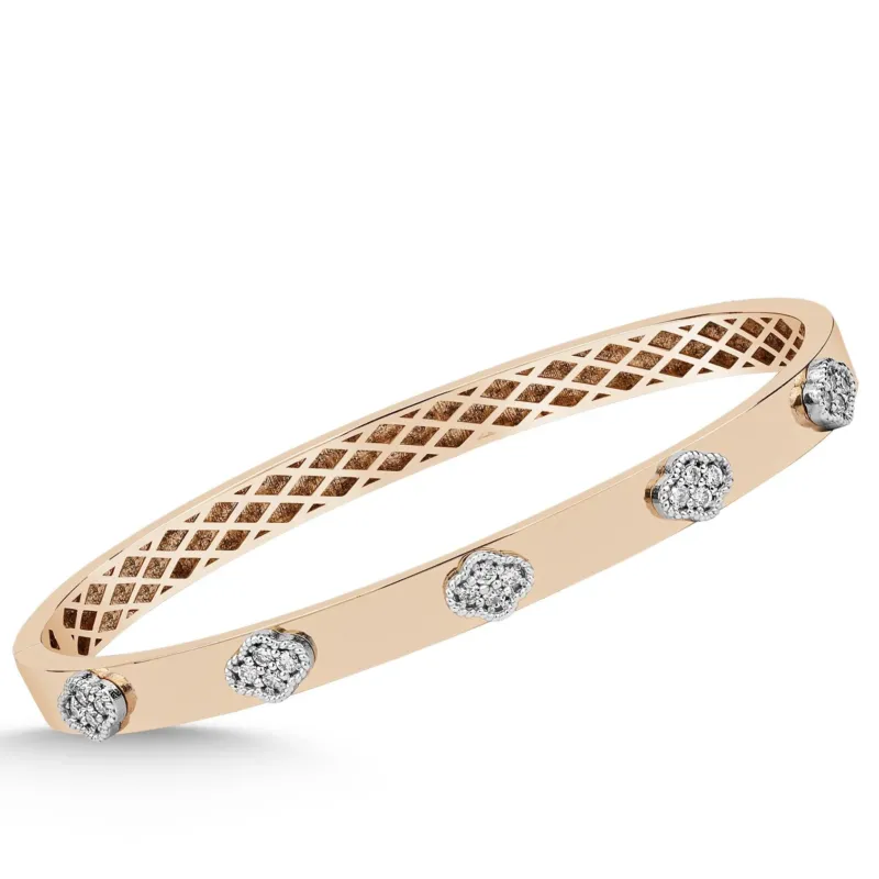 Elegantes Goldarmband mit Diamant (14K / 18K) - BBL0000309