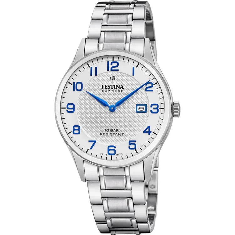 Festina Swiss Klassik Date 40mm Herrenuhr - F20067/1