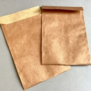 Flachbeutel kupfer Papier 9x14cm