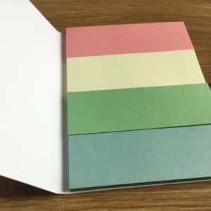 Haftnotizen Streifen 4 Farb Pagemarker 25x75mm - Polly Paper - Umweltfreundliche Schreibwaren