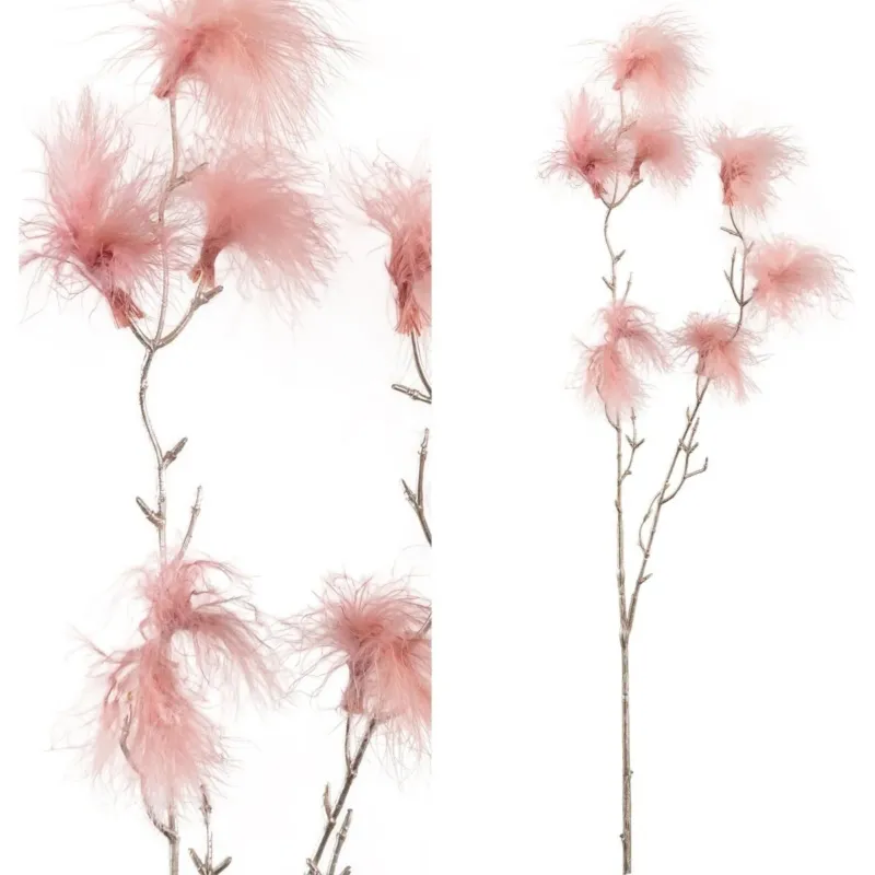Kunstzweig - Zweige rosa Champagner - Spray von PTMD - Esszett Luxury | Stilvolles Wohnen mit Charakter