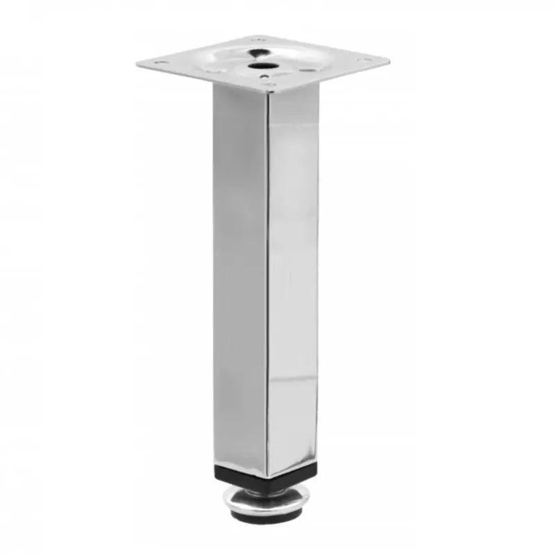 Möbelfüße Quadratisch 25x25mm - 150mm Chrom NTP 150mm Chrom