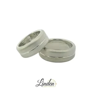 Partnerringe Silber 925 rhodiniert - LS-804/9