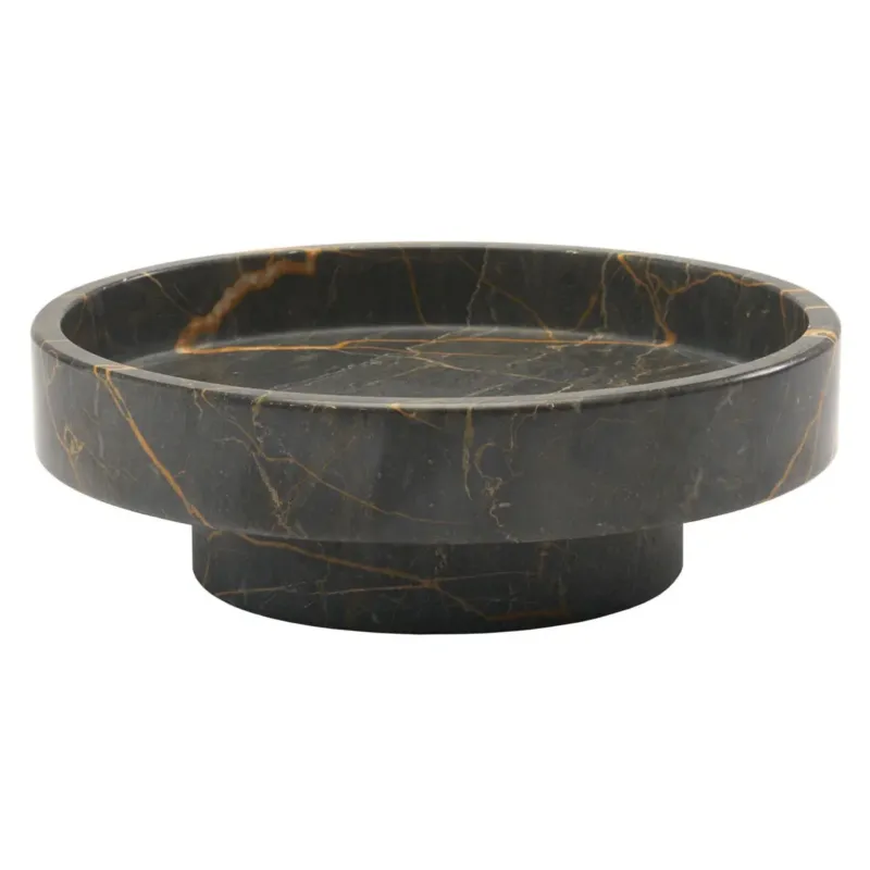 PORTO Bathroom Pedestal Tray, Italian Marble Bathroom Accessories - |VESIMI Design| Luxury and Rustic bathrooms online