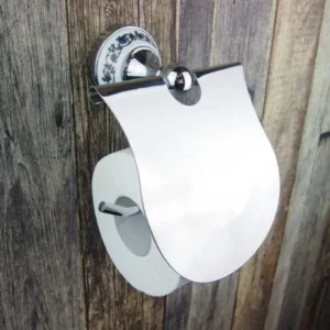 Rustic Bathroom Accessories - Toilet Paper Holder Lavande Chrome - |VESIMI Design| Luxury and Rustic bathrooms online
