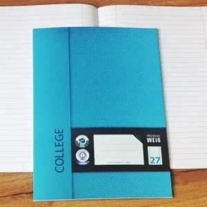 A4-Heft Lin. 27 liniert m.Rdl. College - Polly Paper