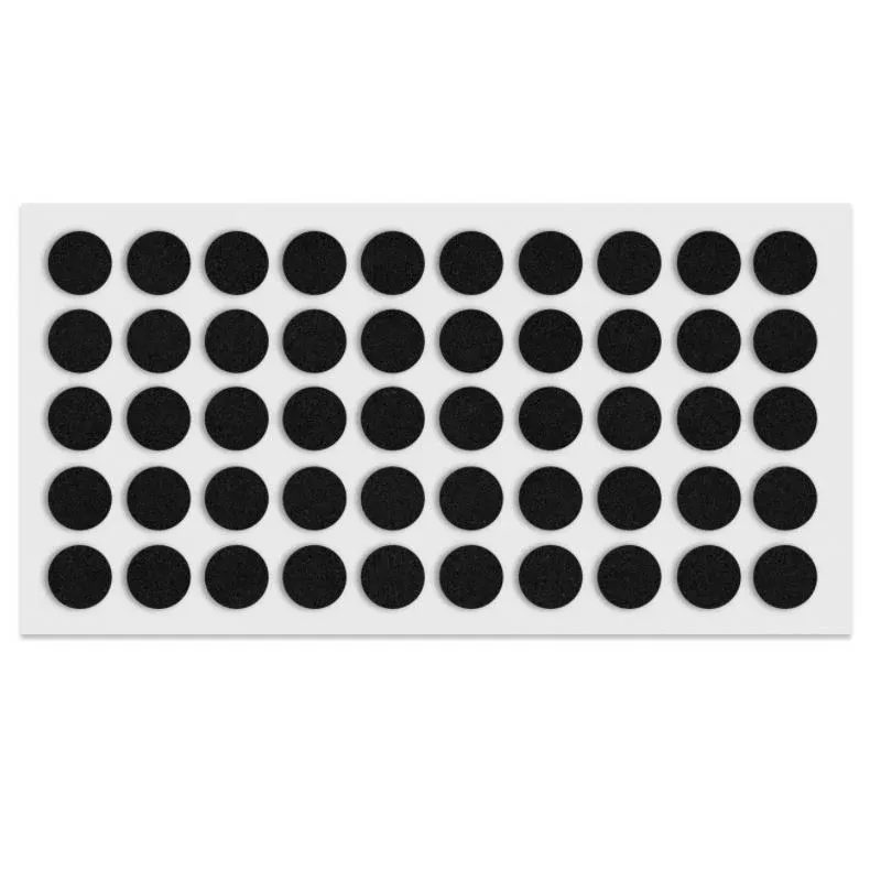 Selbstklebender Elastikpuffer 10mm - Schwarz – Furnica
