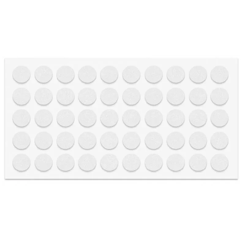 Selbstklebender Elastikpuffer 10mm - Weiß NTP Weiß
