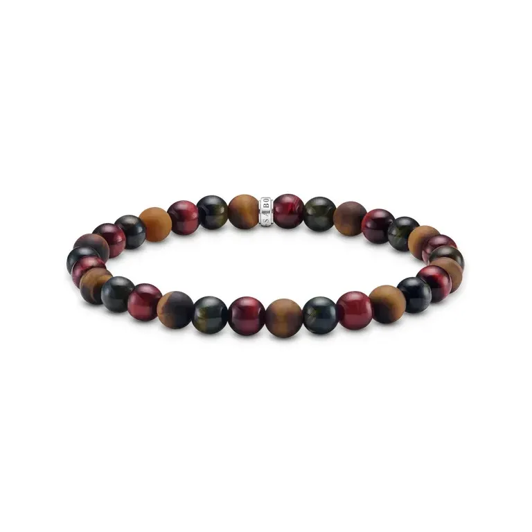 Thomas Sabo Talisman-Armband Tigerauge 19 cm - A2182-826-2-L19