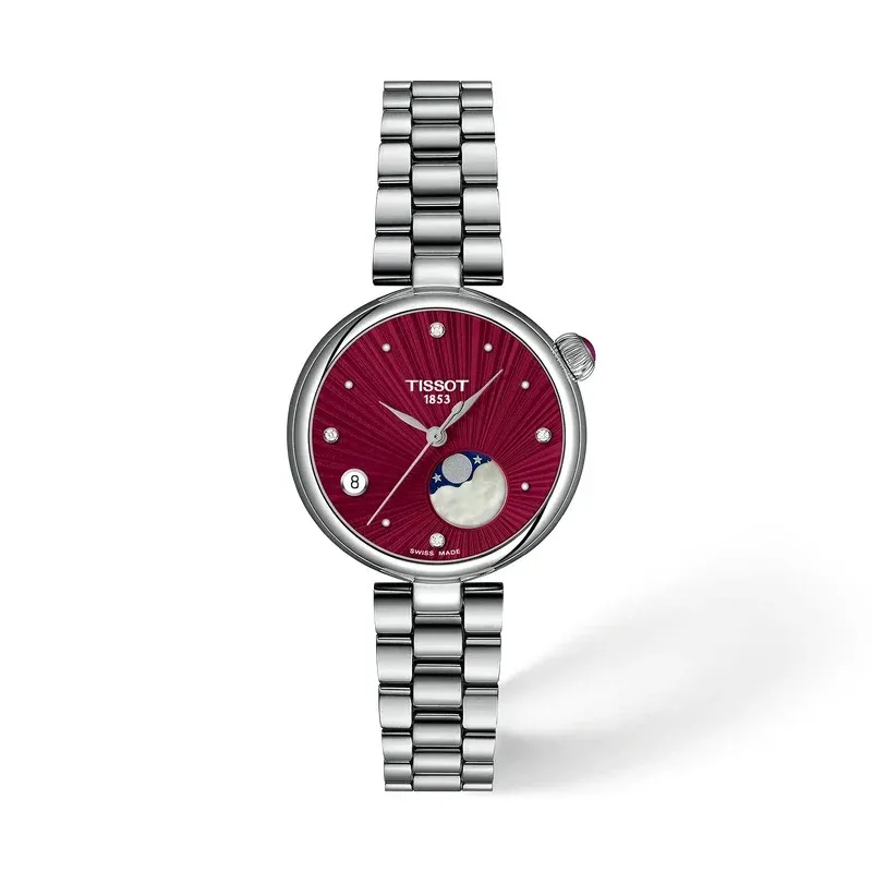 Tissot Desir Damenuhr mit Mondphase und Diamanten - T152.223.11.426.00