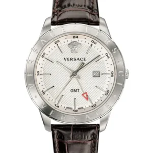 Versace Elegant Medusa Herrenenuhr aus Lederarmband - VEBK00118